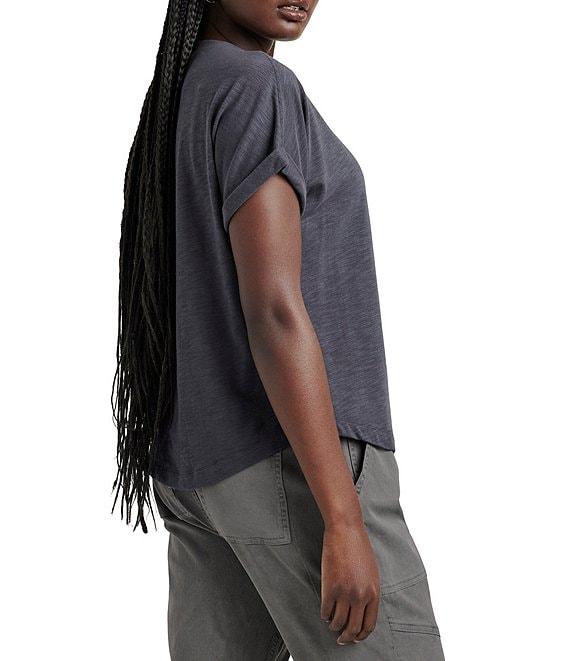 Splendid Skye Slub Cotton Crew Neck Short Sleeve Tee Product Image