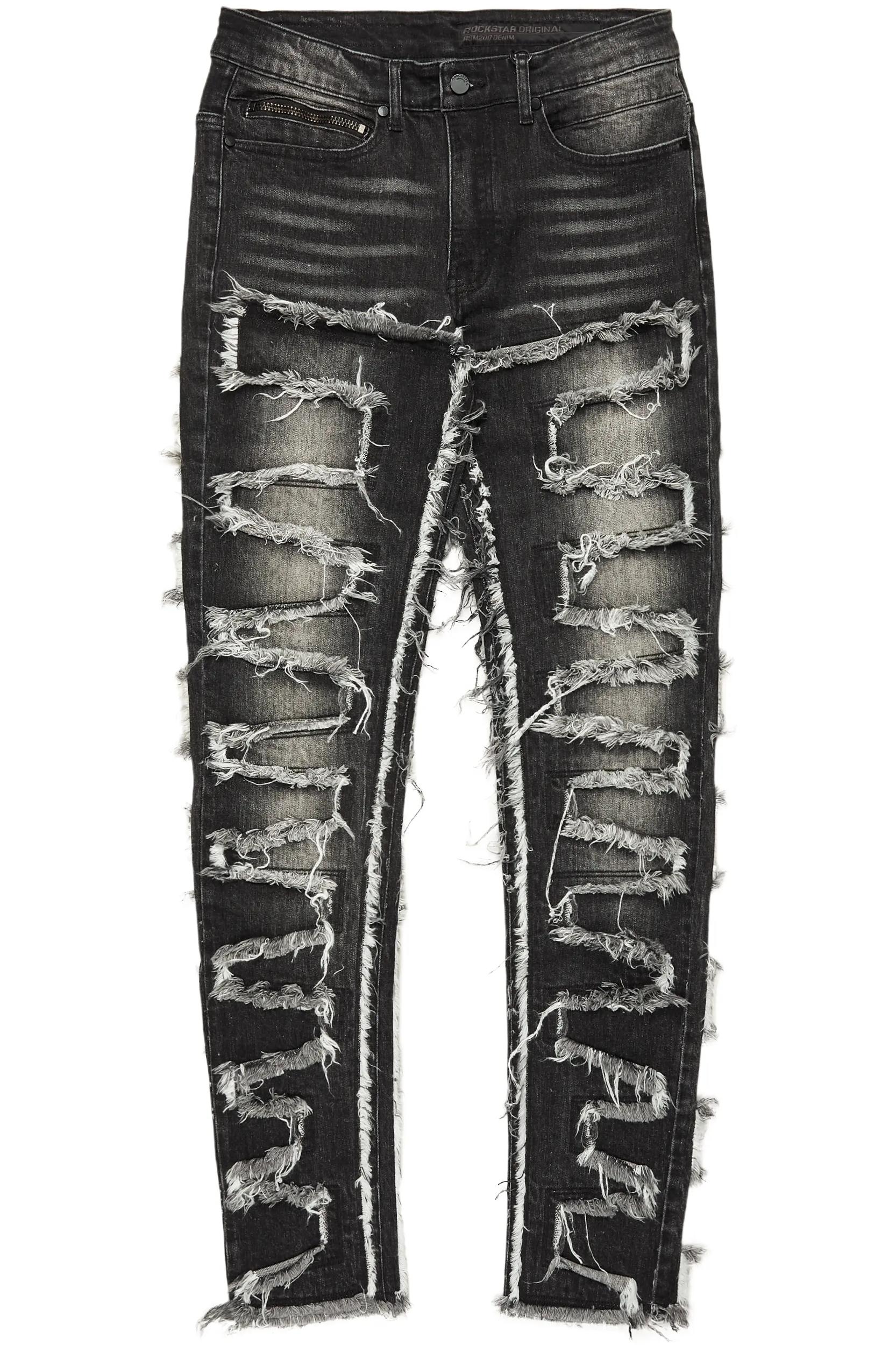 Ummar Black Oversized Graphic T-Shirt Male Product Image