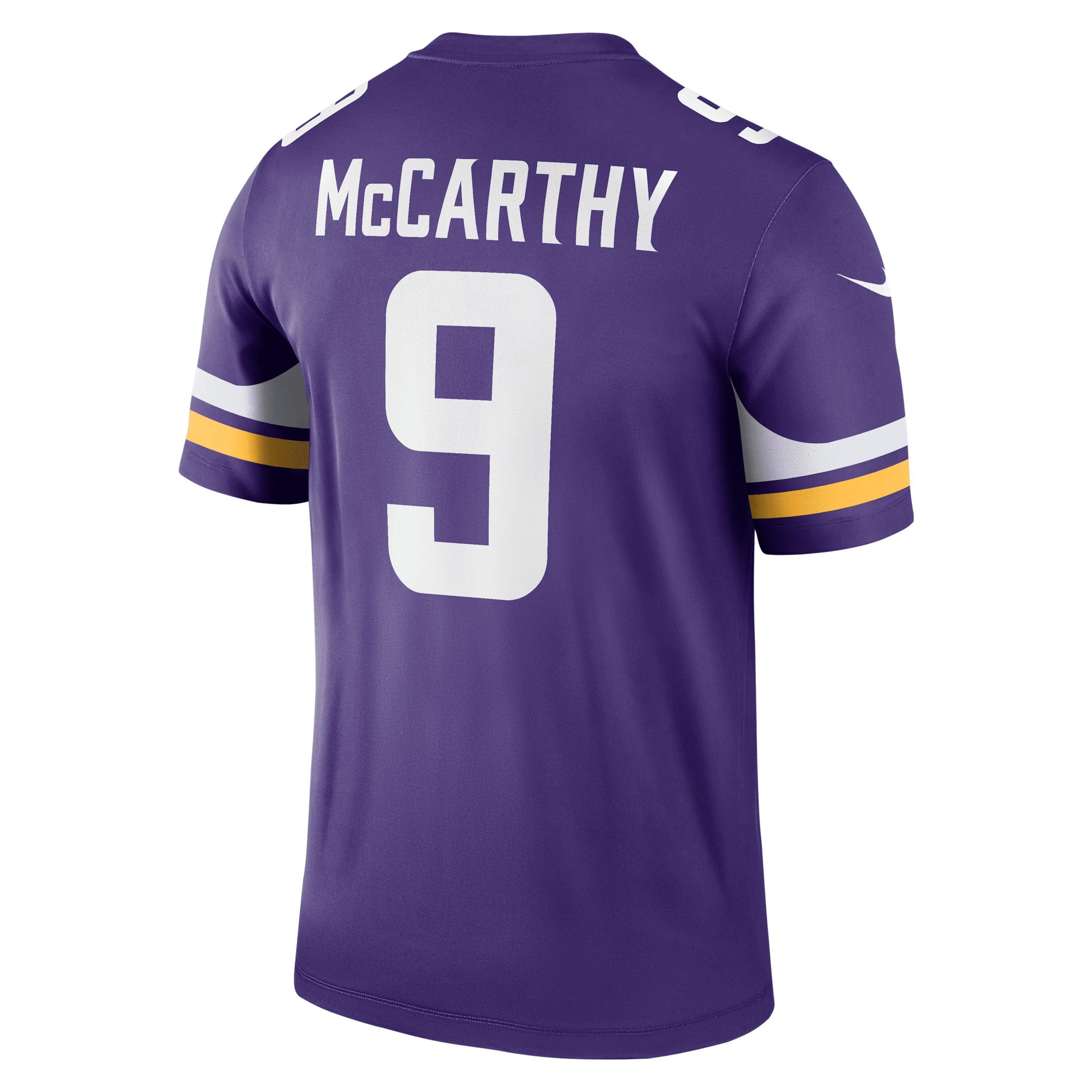 J.J. McCarthy Minnesota Vikings Nike Mens Dri-FIT NFL Legend Jersey | 94NMHLMV9MF-BY2 Product Image