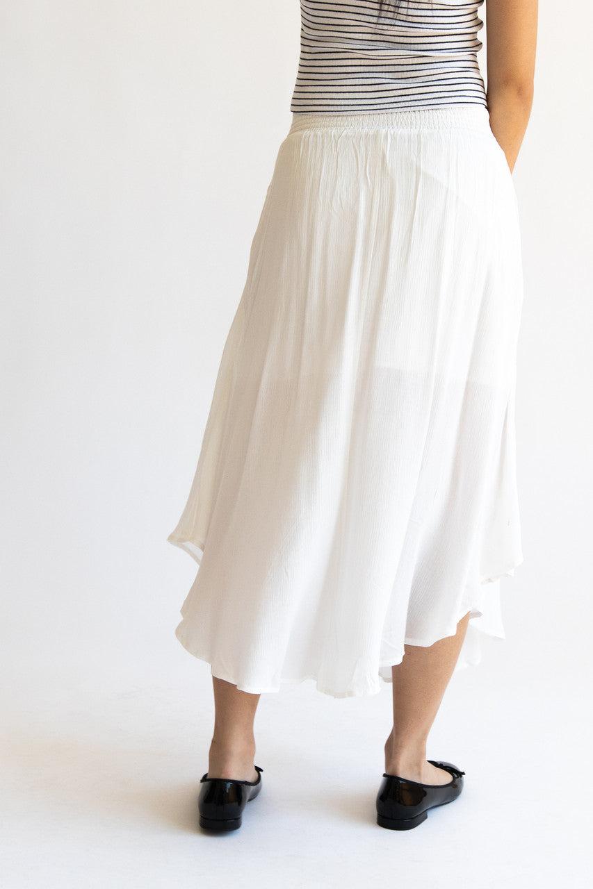 Asymmetric Hem Maxi Skirt Product Image