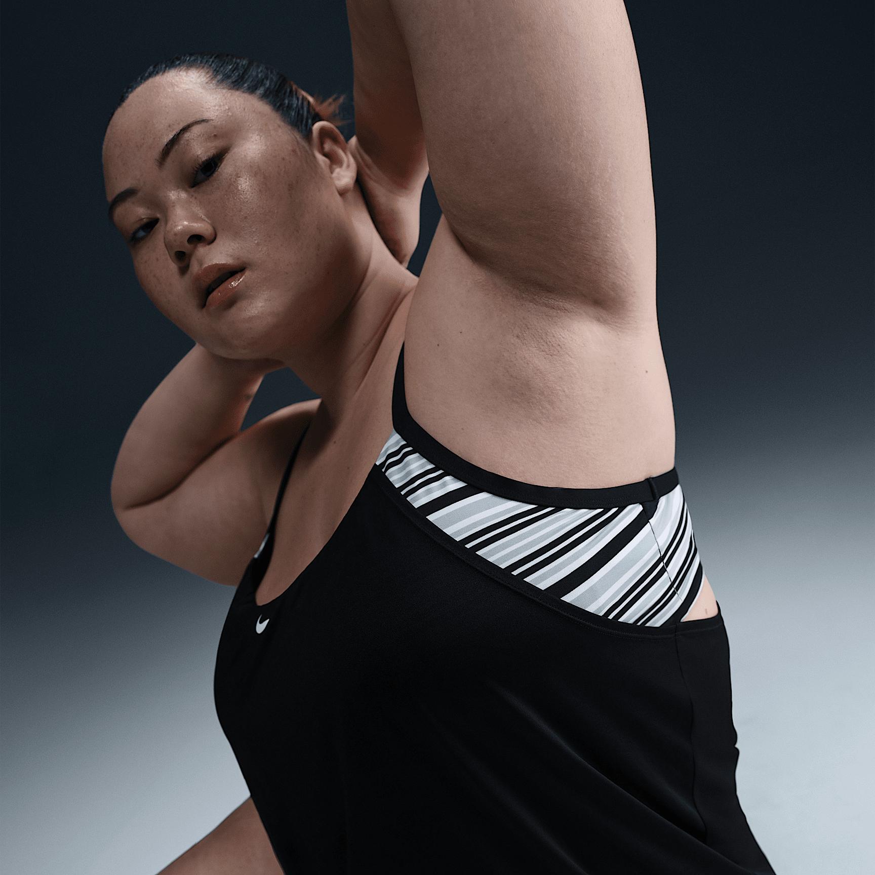 Nike Womens Swim Layered Tank Topini (Extended Sizing) | NESSF341-001 Product Image