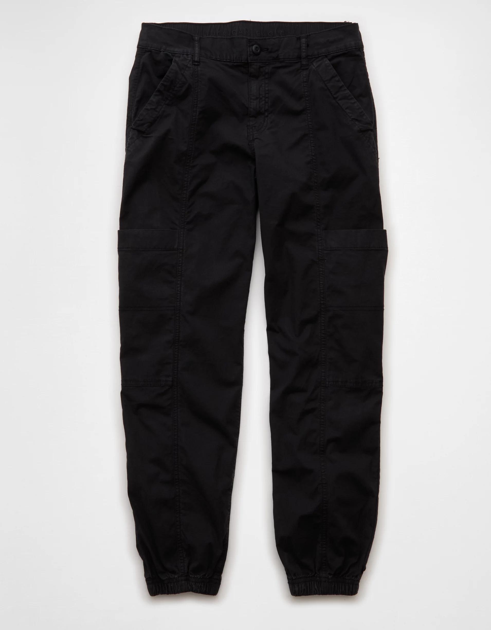 AE Snappy Stretch High-Waisted Baggy Cargo Jogger Product Image