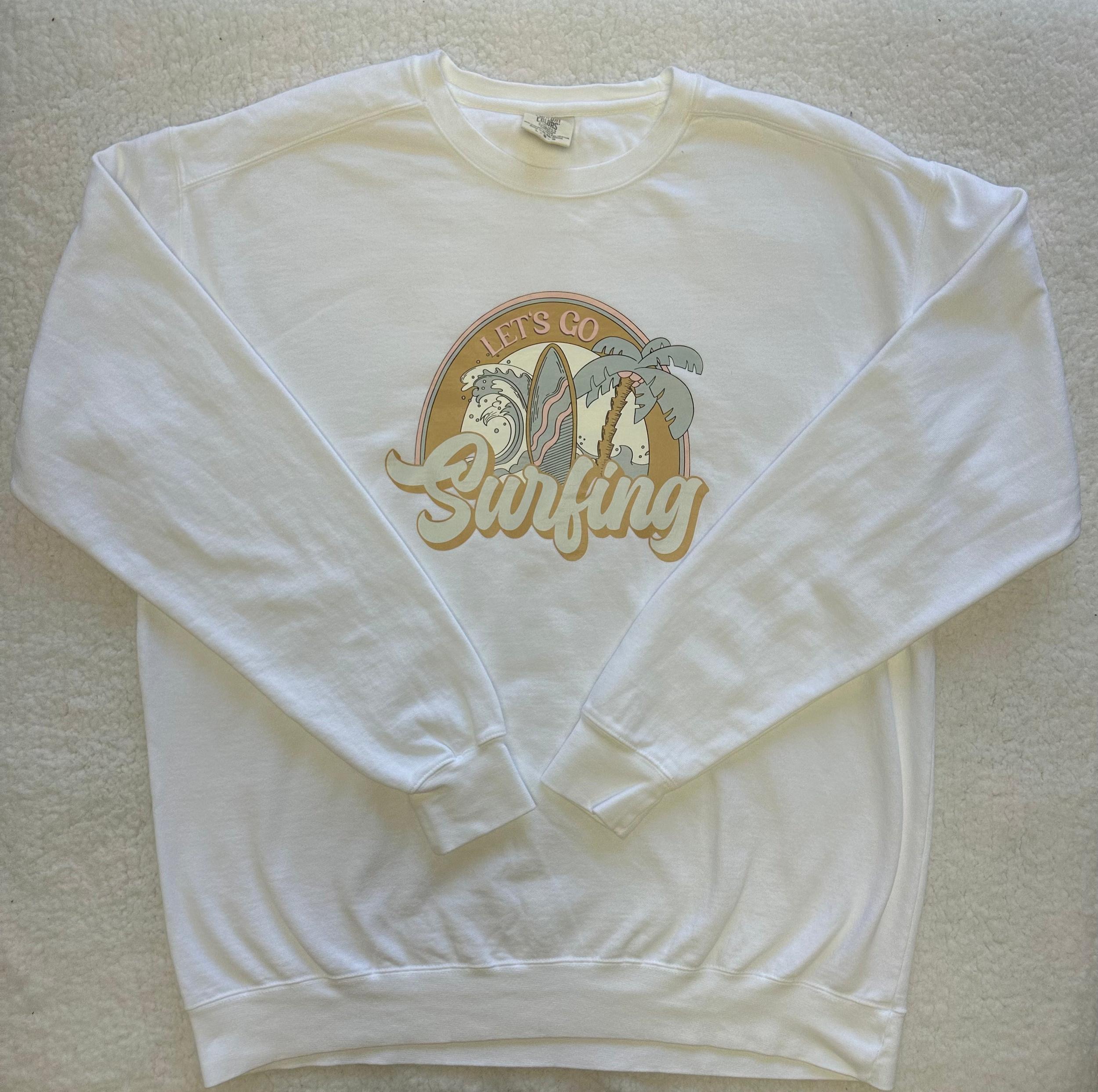 Lets Go Surfing Sweatshirt (Size 2XL) Product Image