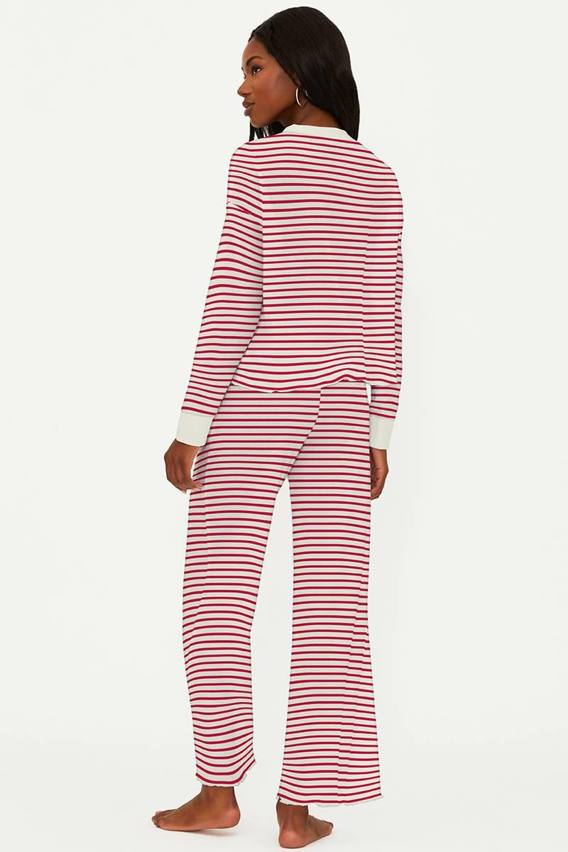 Candy Cane Waffle Sleep Set Product Image