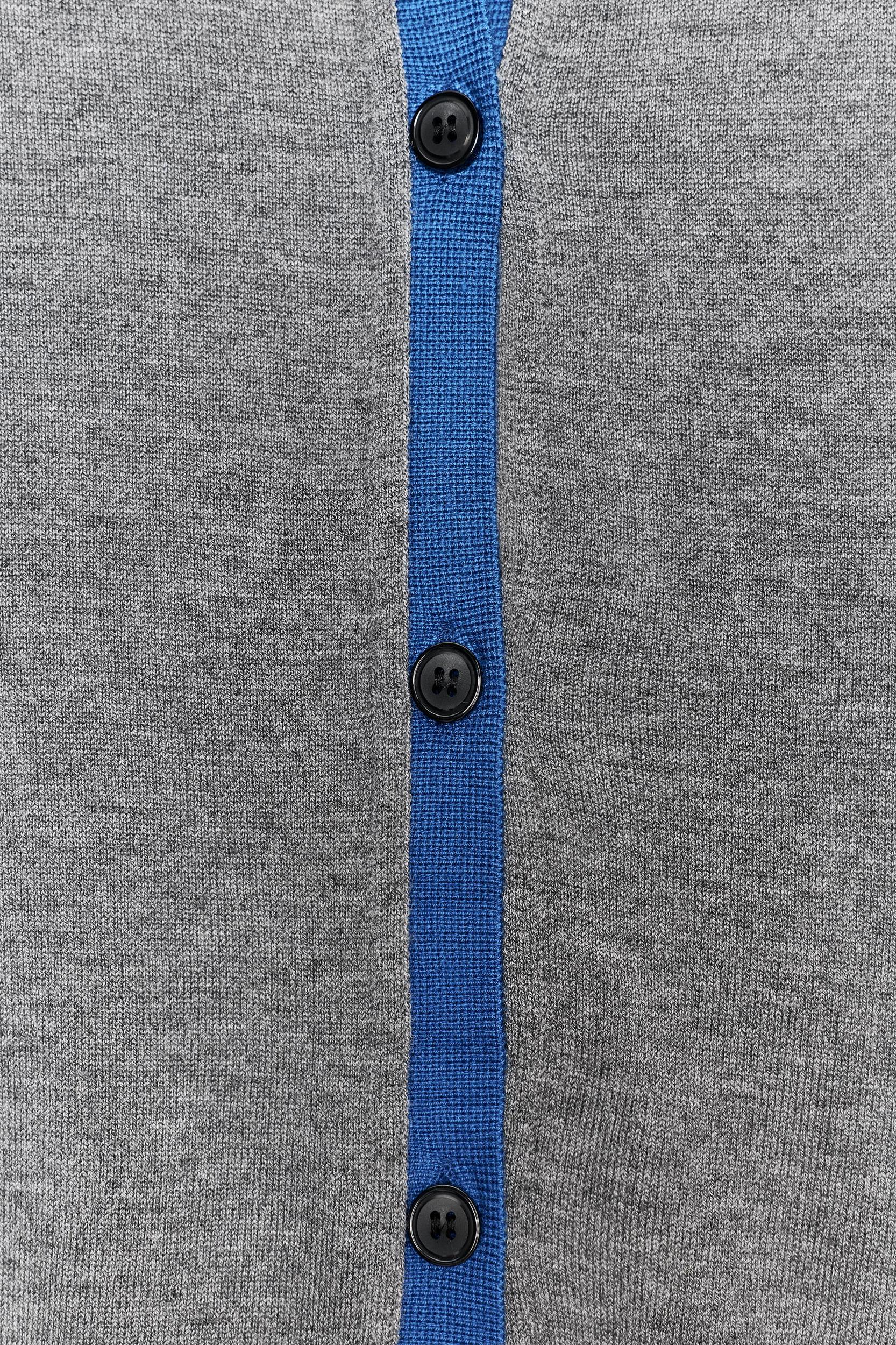 COMBINATION KNIT JACKET Product Image