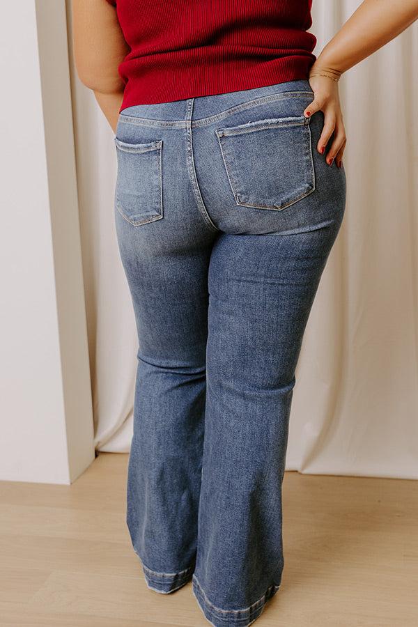 RISEN Emery High Waist Flare Curves Product Image