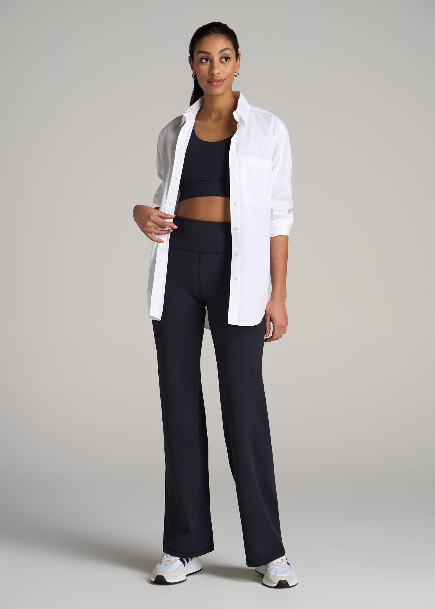 Balance Wide-Leg Pants for Tall Women in Charcoal Female Product Image