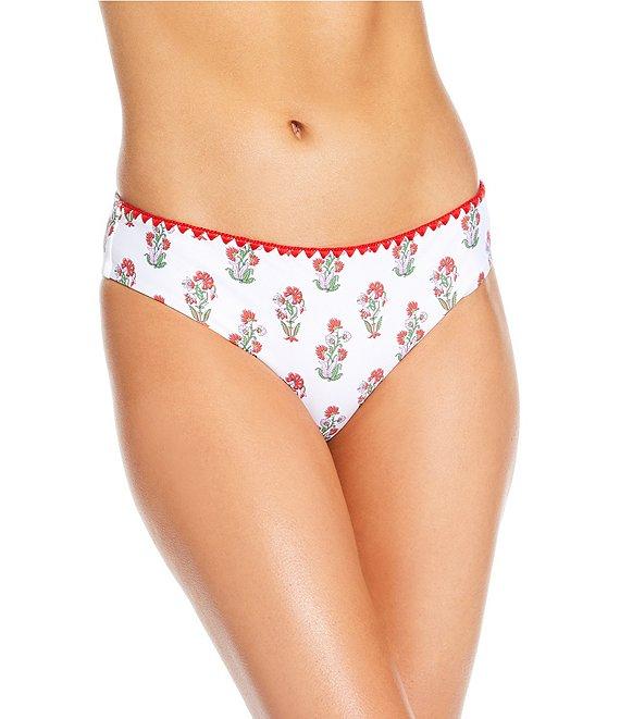 A Loves A Rosebud Reversible High Leg Embroidered Swim Bottom Product Image