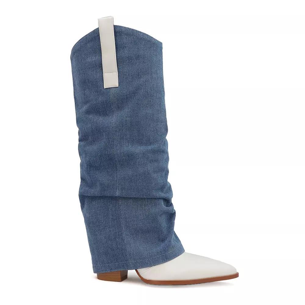 Yoki Kween Women's Western Boots With Pull Tabs,  Product Image