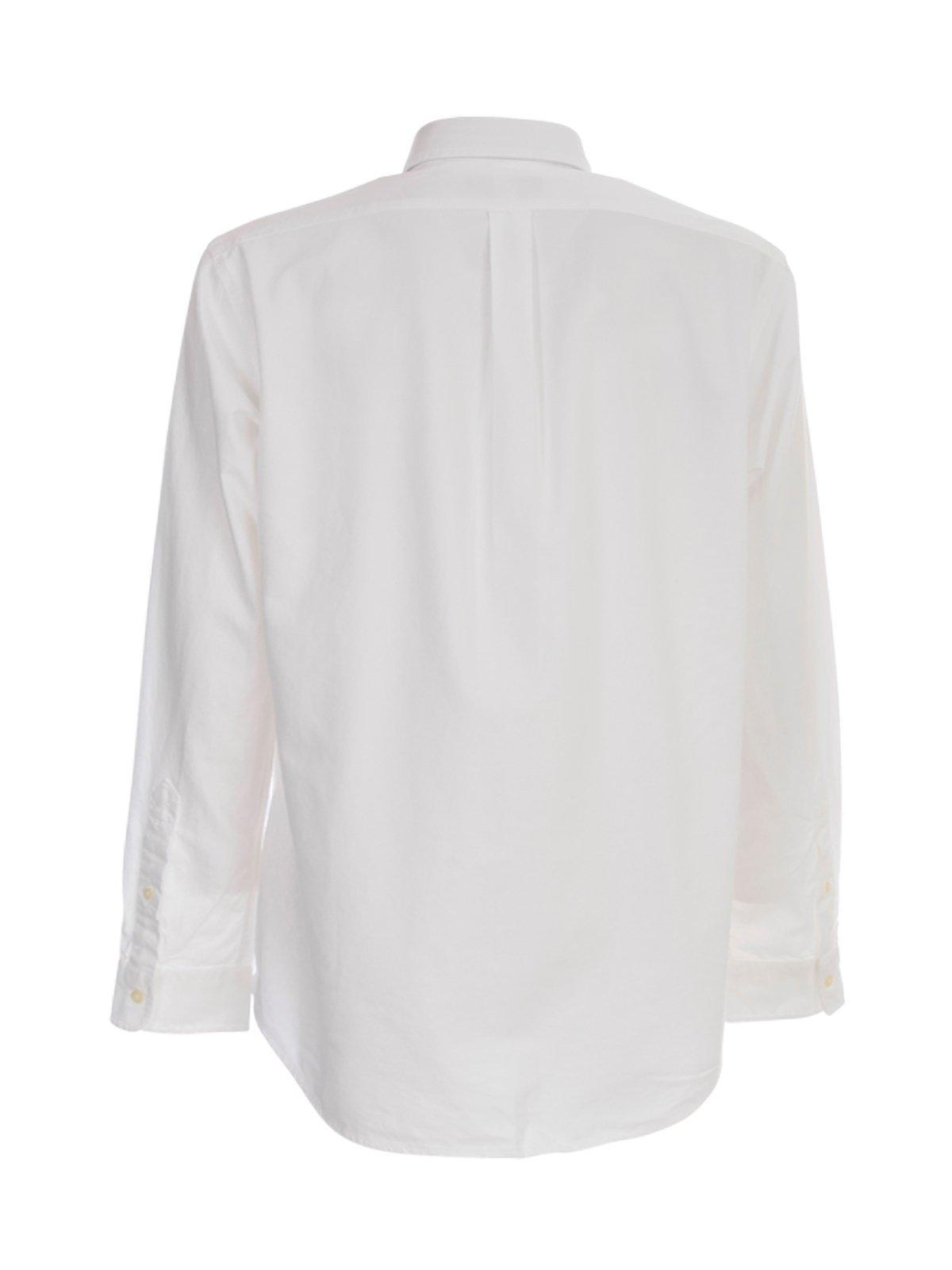 POLO RALPH LAUREN Long Sleeve Sport Shirt Clothing In White Product Image