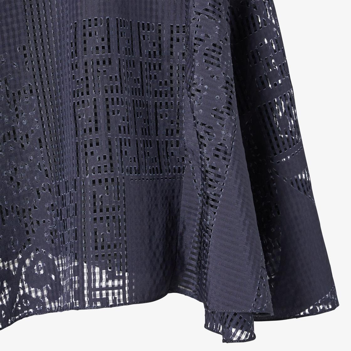 Peekaboo ISeeU SmallBlue leather bag with laser-cut Coral Bandana motif Product Image