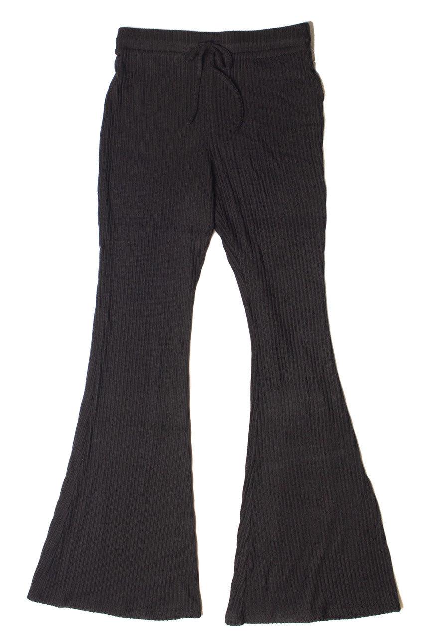 Wide Rib Flare Lounge Pants Product Image