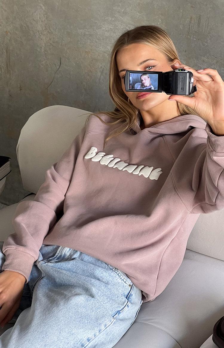 Beginning Beige Bubble Hoodie Product Image