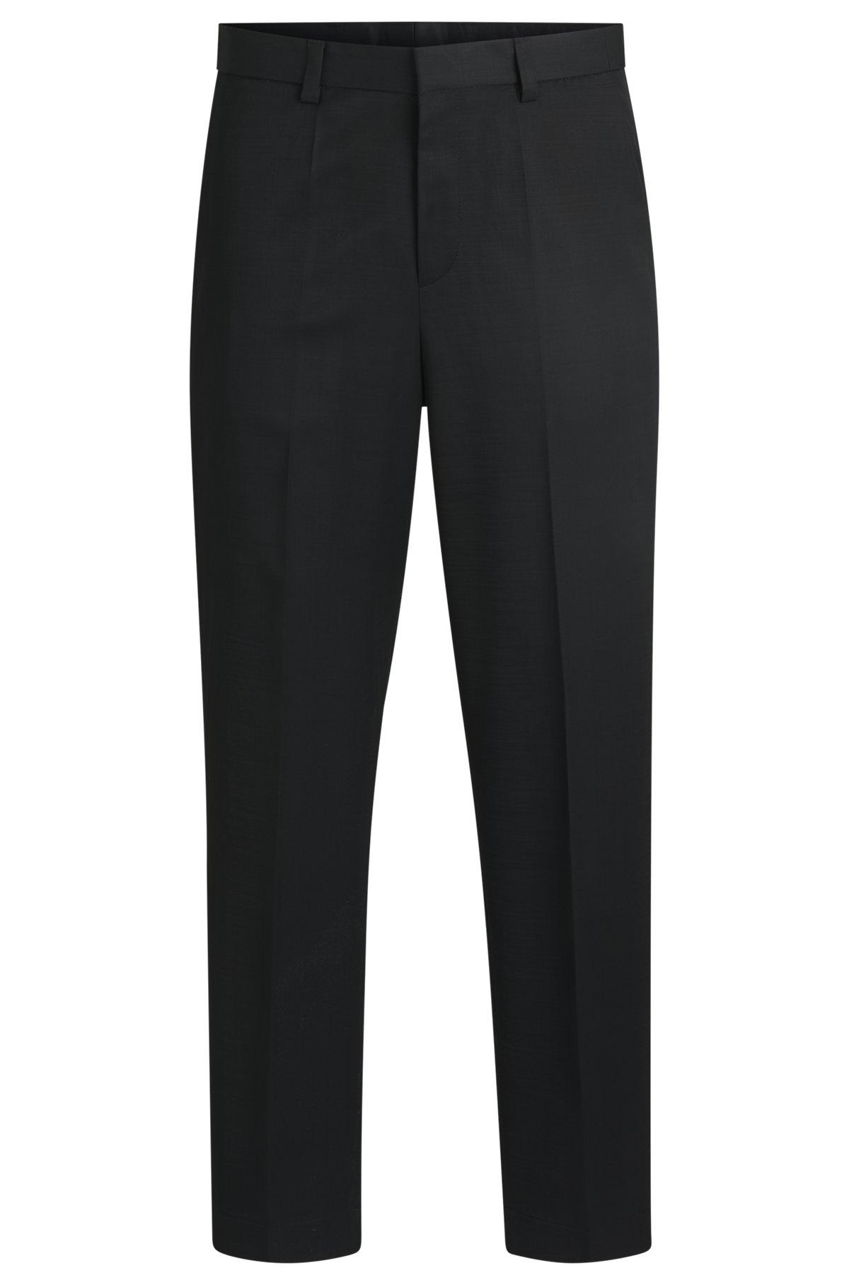 HUGO FORWARD slim-fit trousers in wool-blend twill Product Image