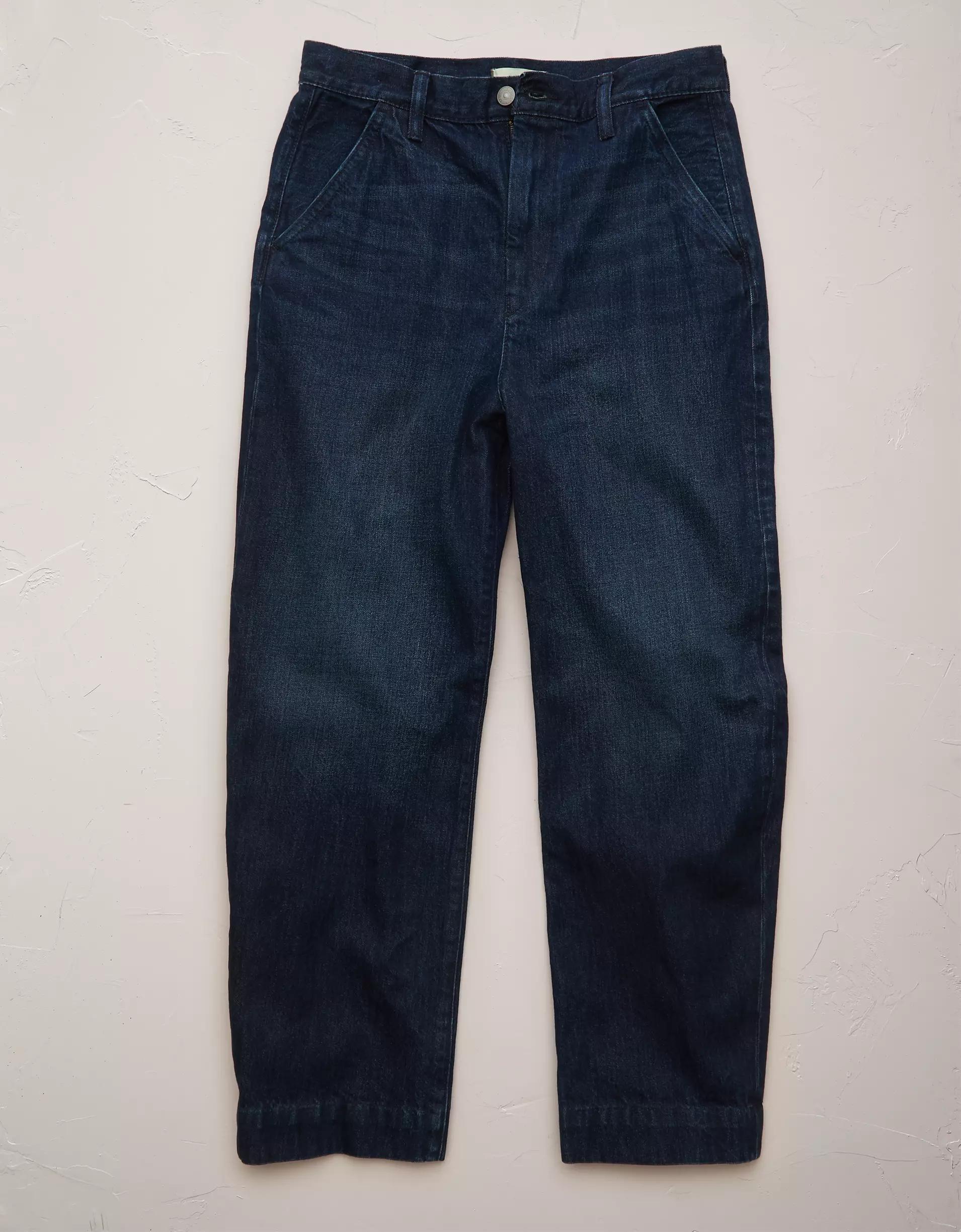 AE77 Premium Barrel Jean Product Image