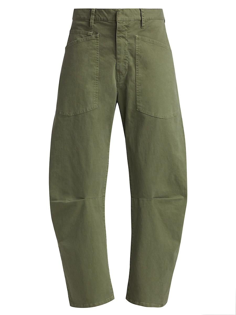 Womens Shon Cotton Twill Pants Size 0 Product Image
