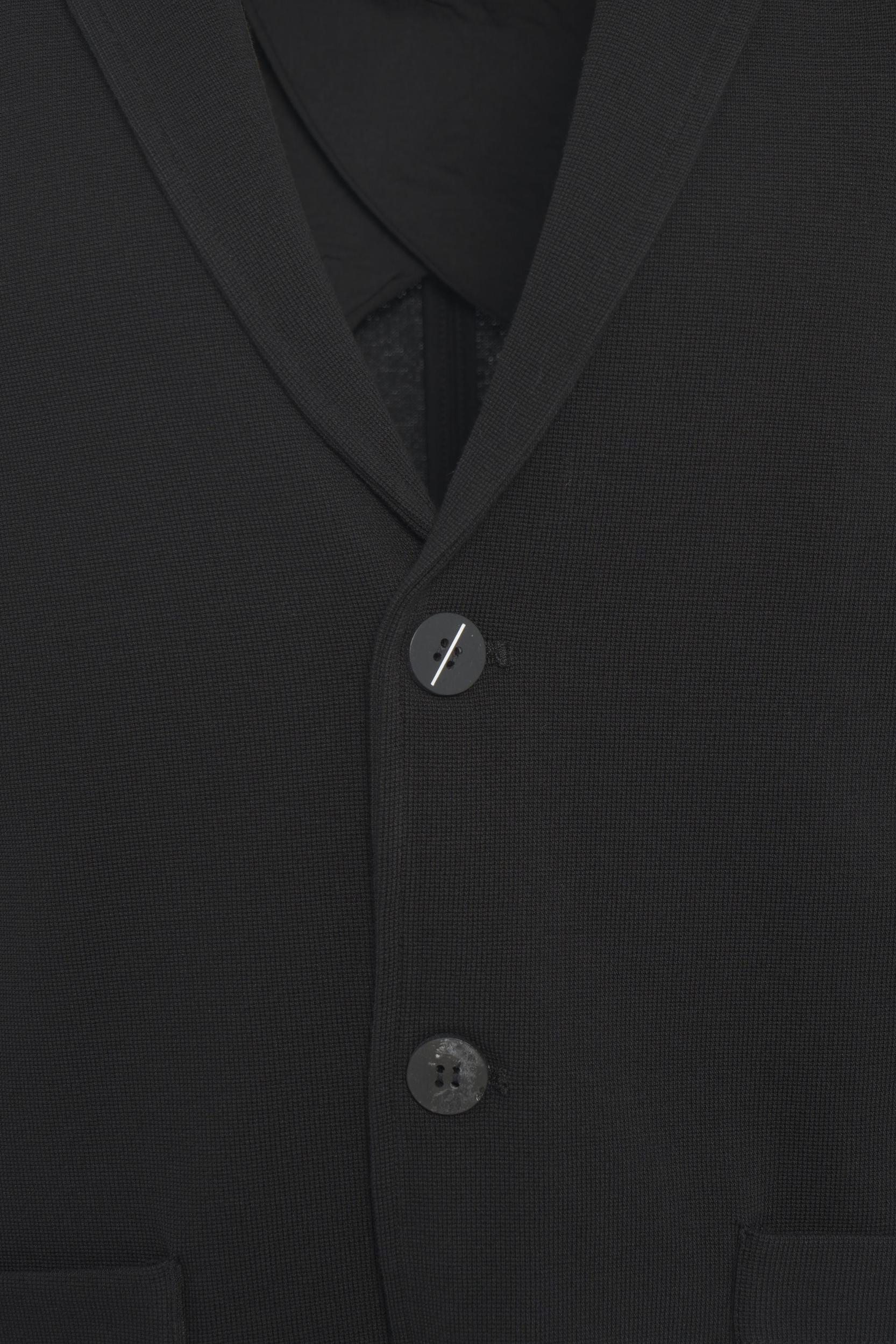 Knit single-breasted blazer Product Image