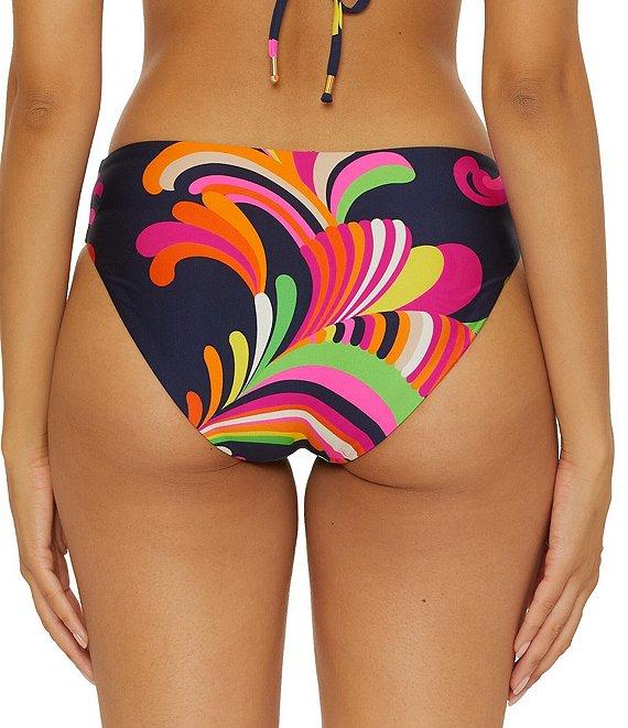 Trina Turk Pool Side Swirl Reversible Hipster Swim Bottom Product Image