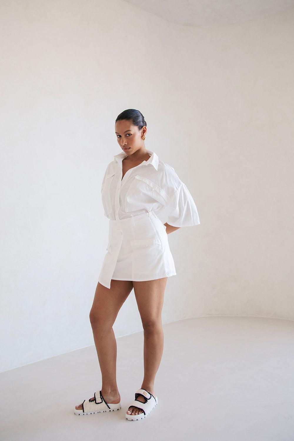 Paige Skort - White Product Image