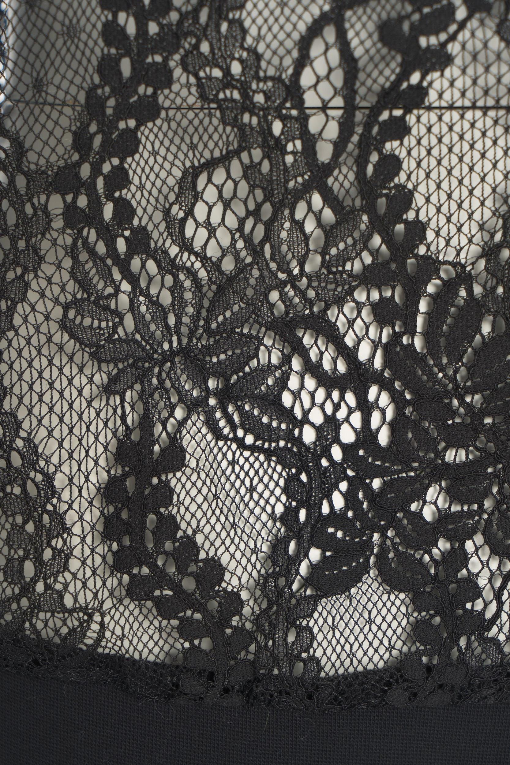 Bomber jacket with lace Product Image