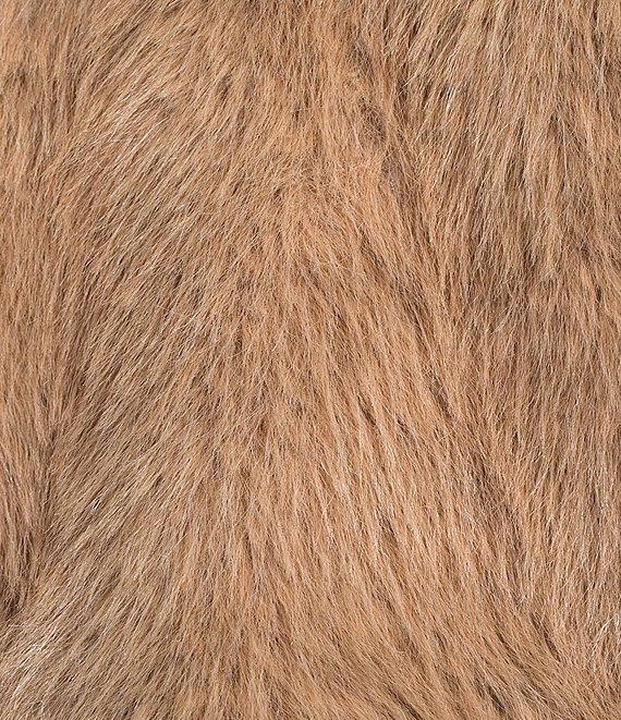 Double Zero Faux Fur Cropped Jacket Product Image