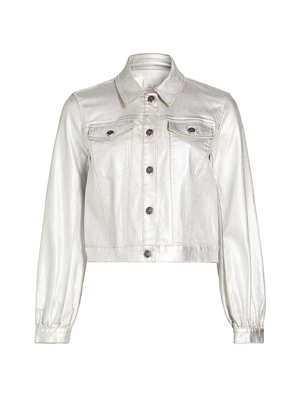 Womens Marlon Textured Foil Jacket Product Image