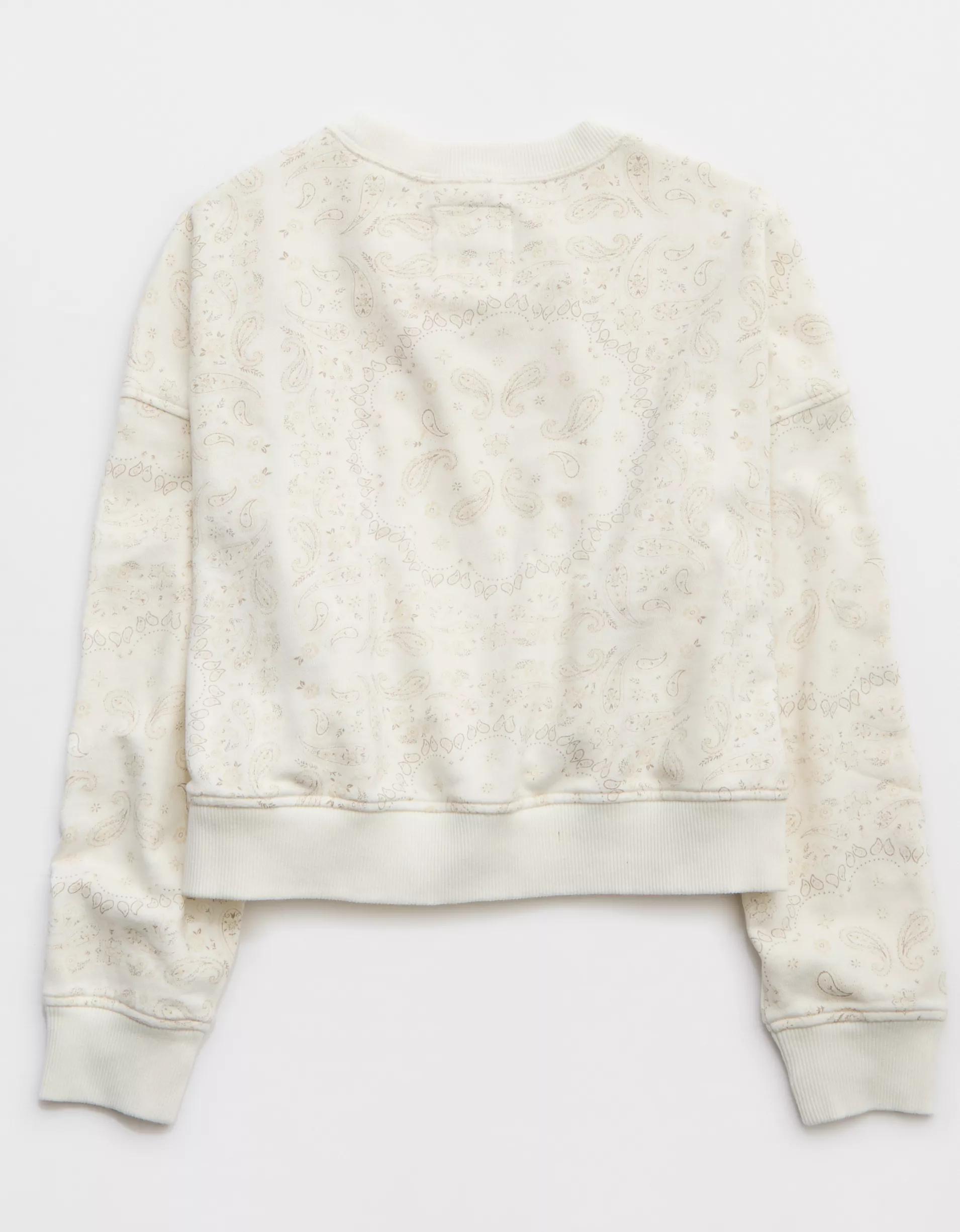 Aerie Take It Easy Crew Sweatshirt Product Image