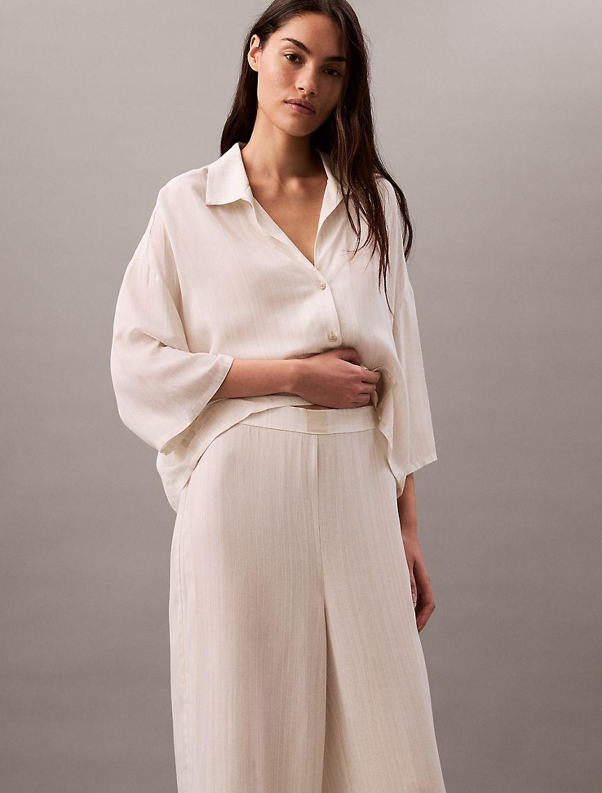 Woven Viscose Sleep Pants Product Image