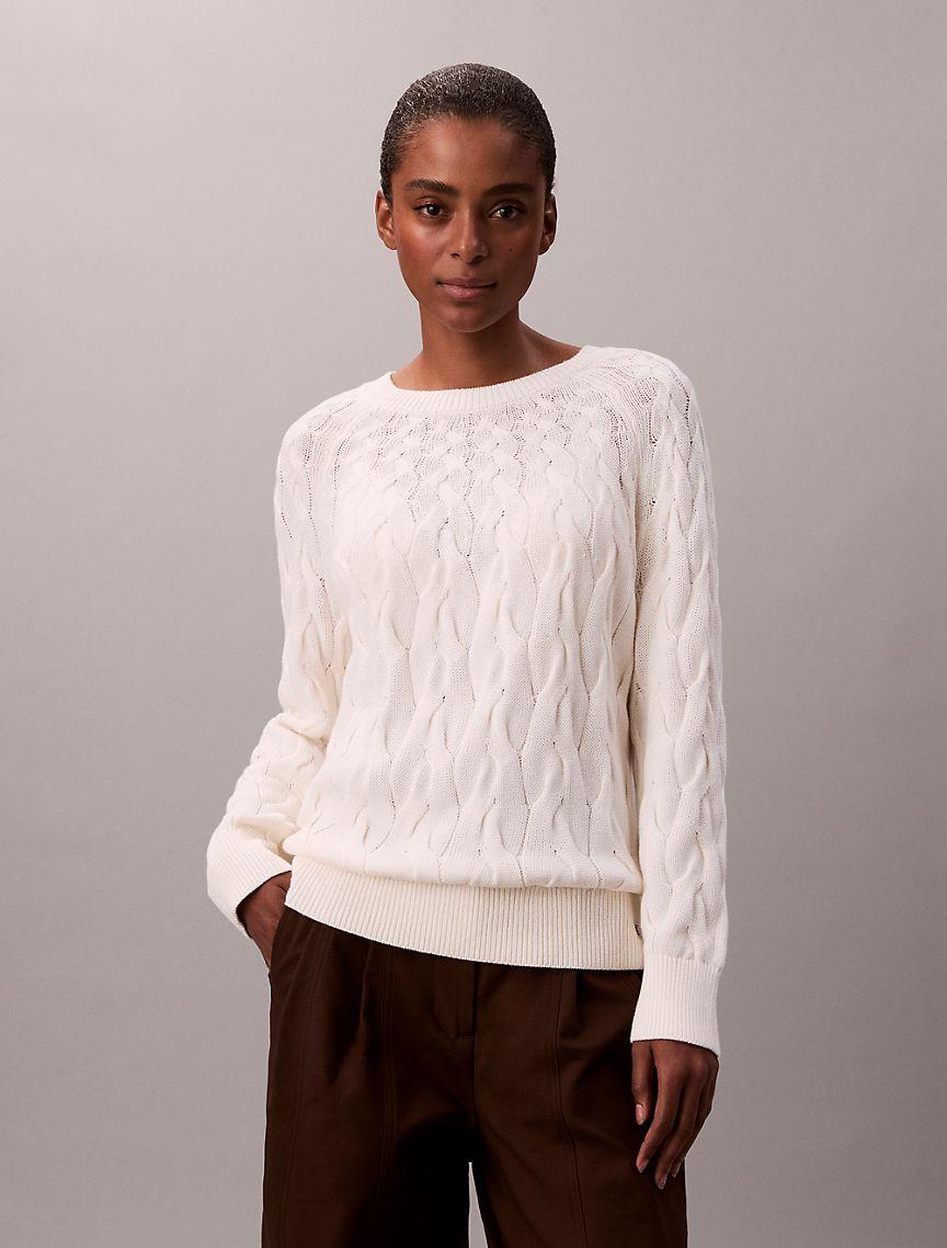 Cable Knit Sweater Product Image