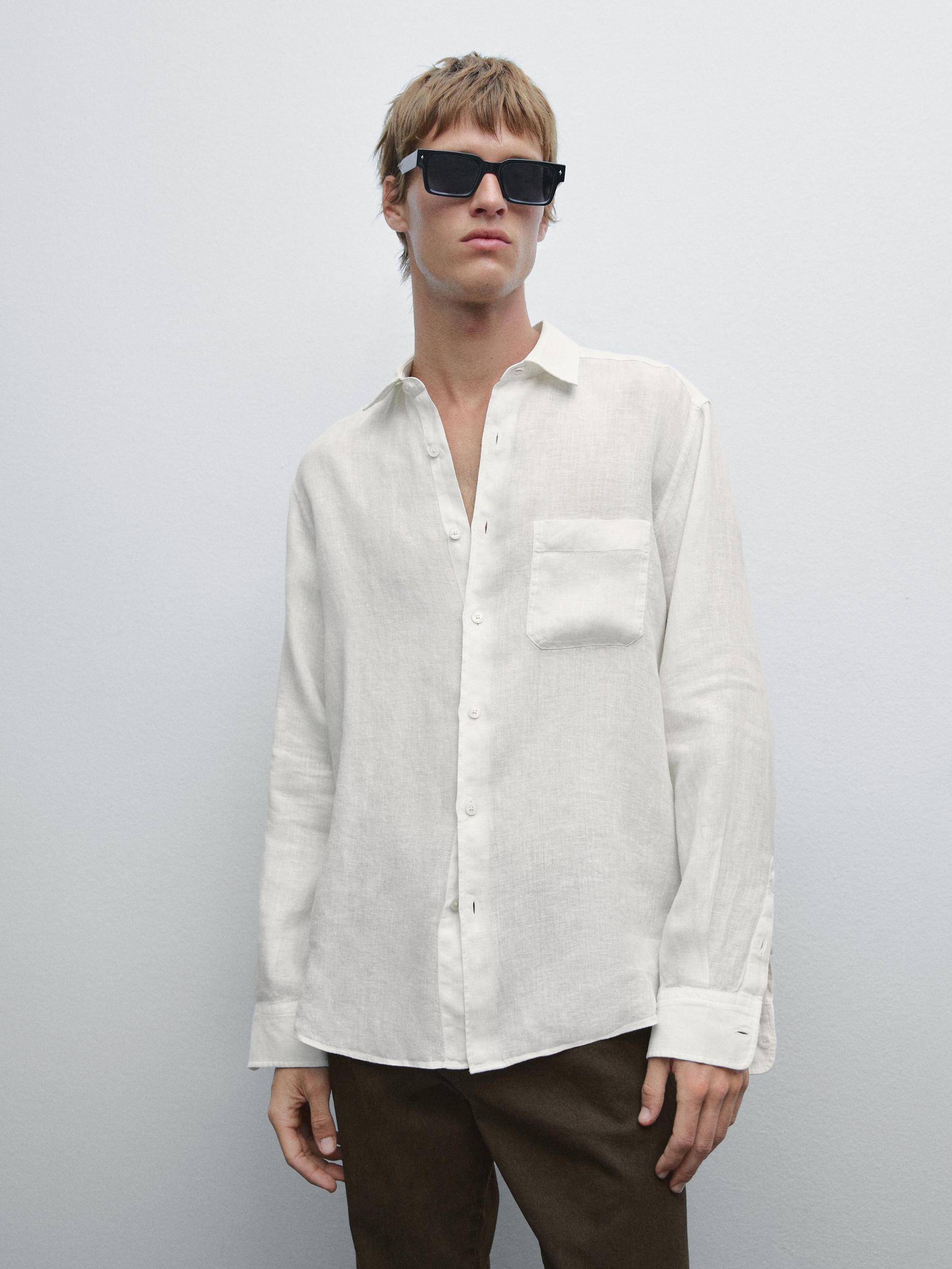 Regular fit shirt with pocket detail Product Image