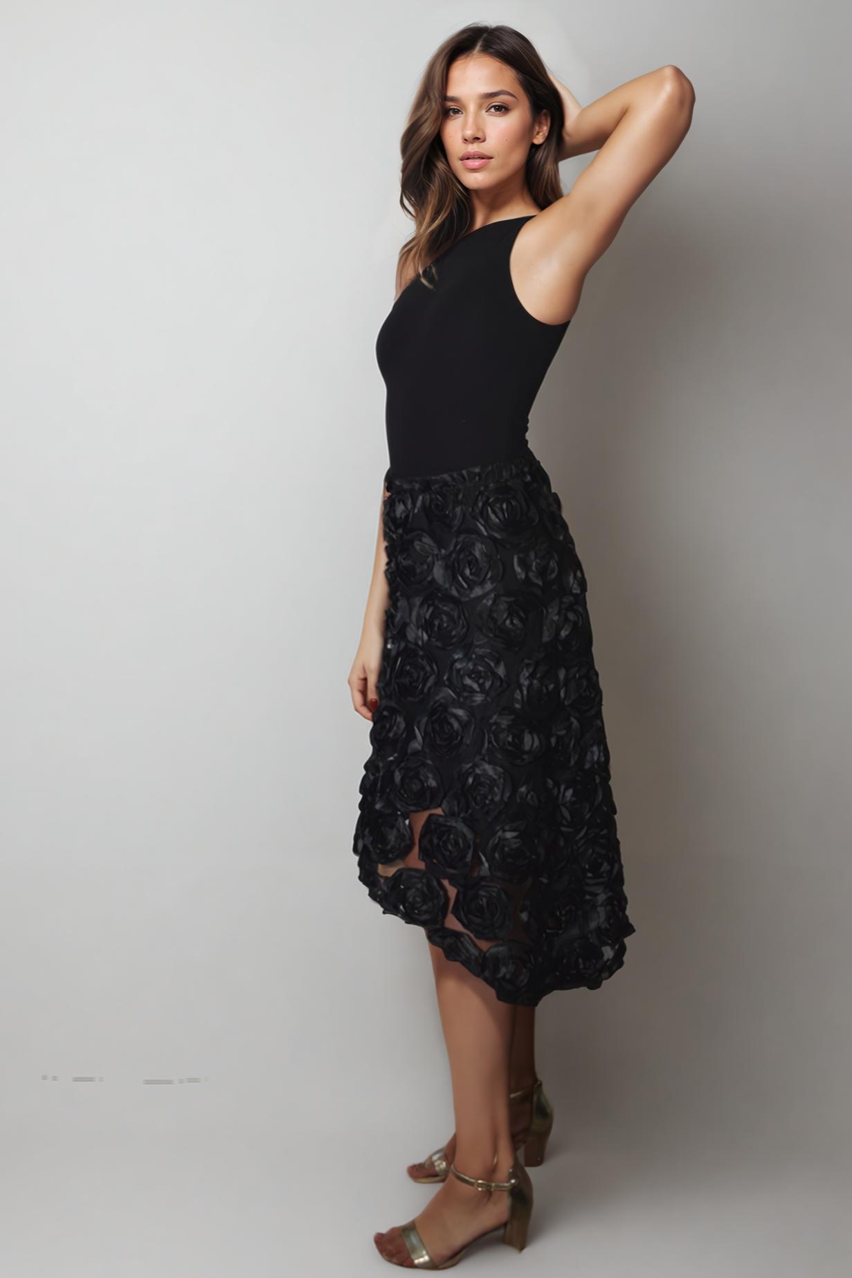 3D Floral Asymmetrical Product Image