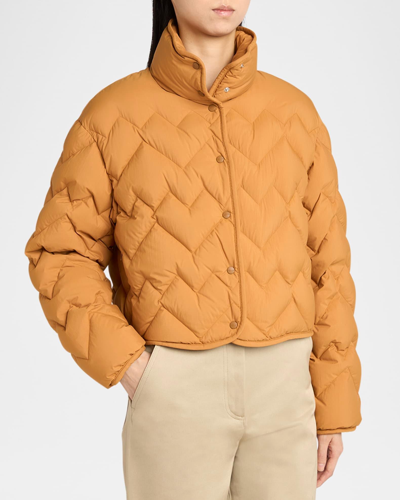 Senevee Chevron-Quilted Short Down Jacket Product Image
