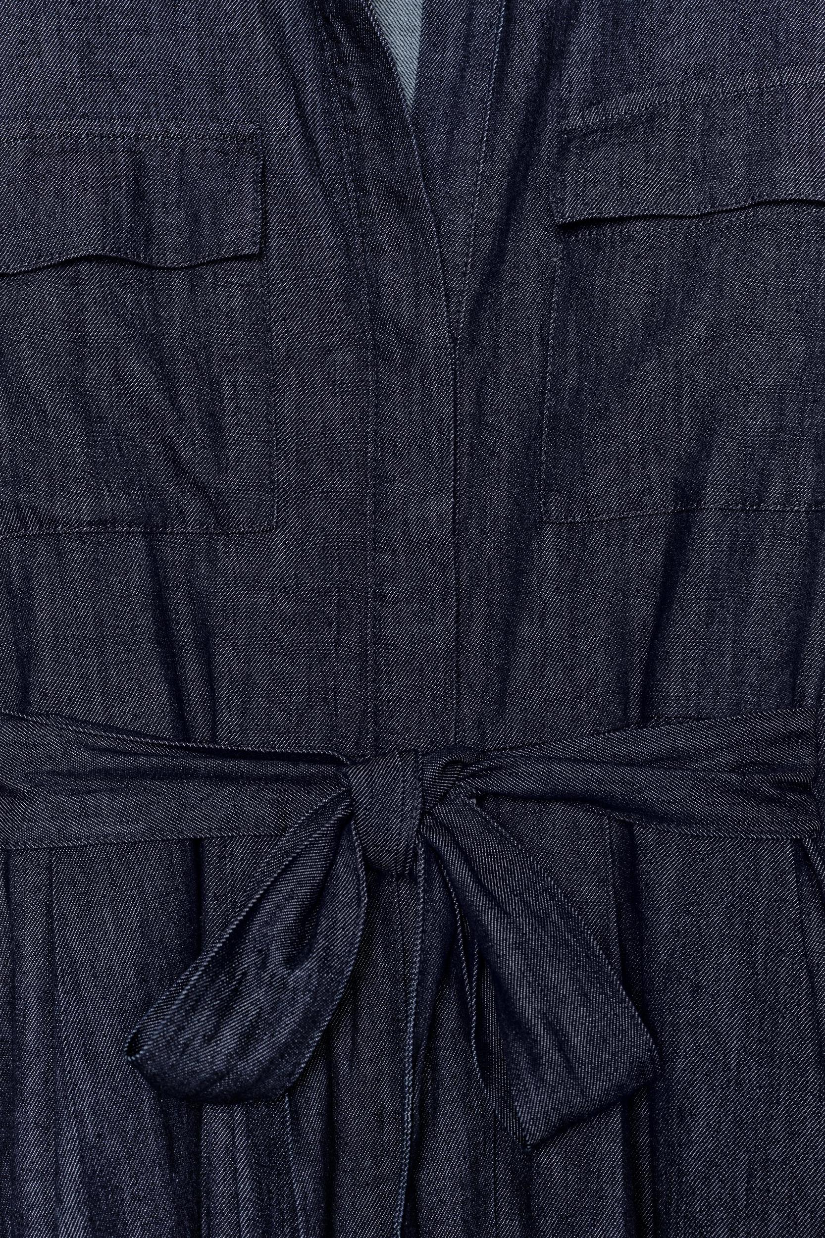 ZW COLLECTION BELTED DENIM DRESS Product Image