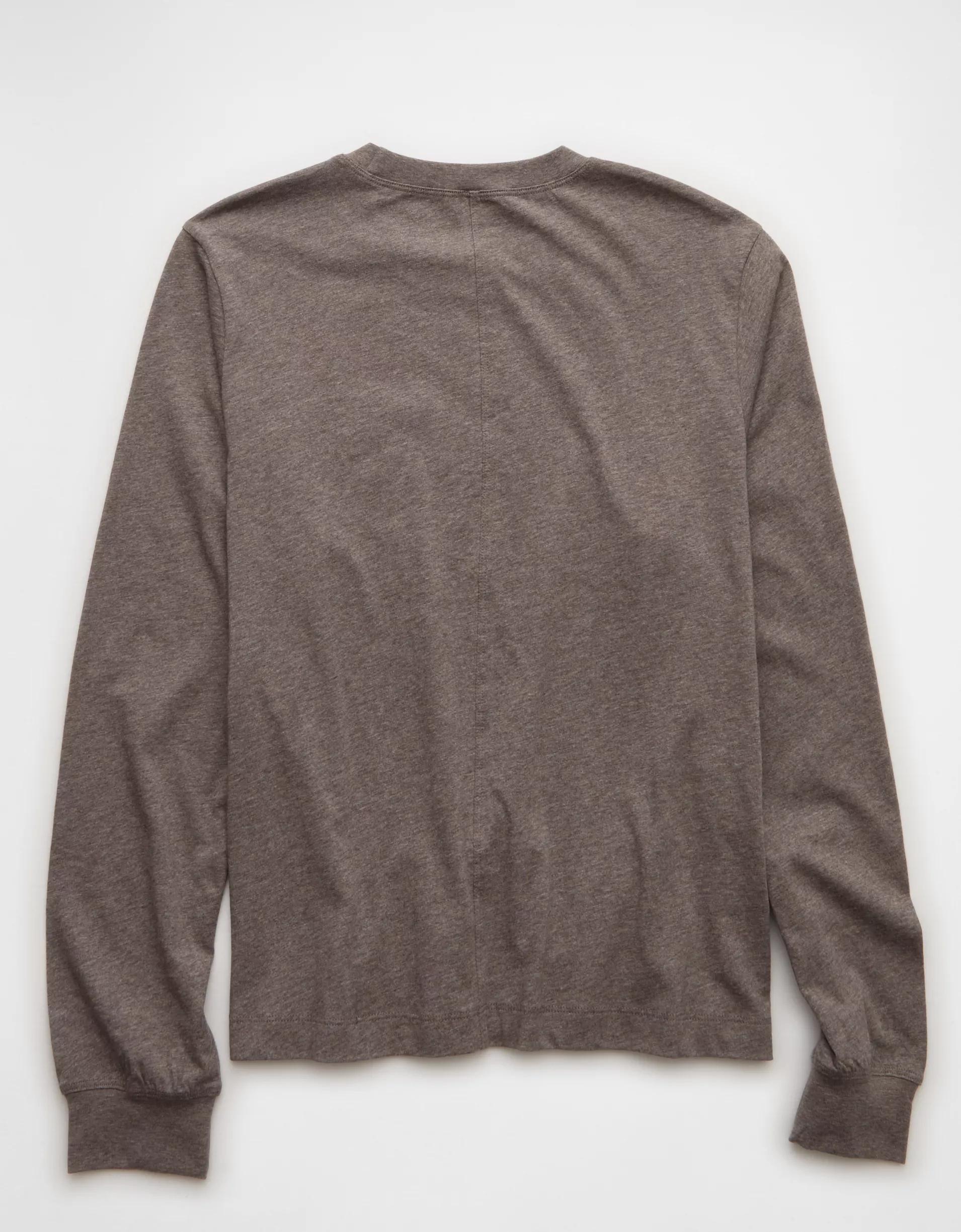 AE Everyday Luxe Long Sleeve T-Shirt Product Image