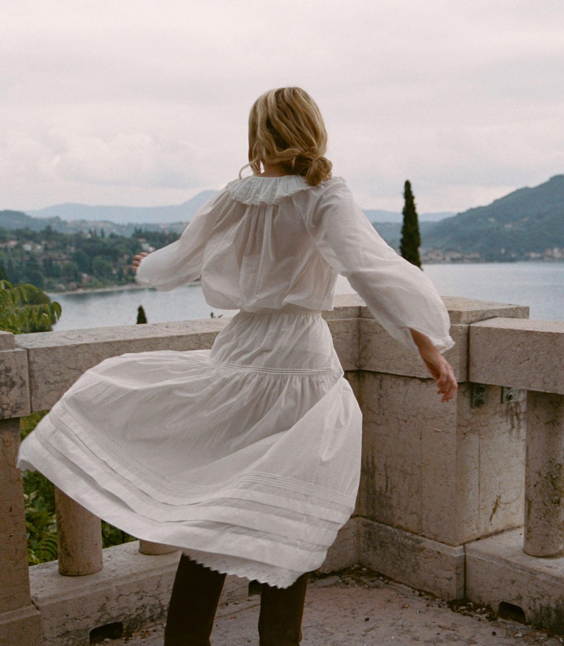 SEBASTIANE SKIRT -- POWDER Product Image