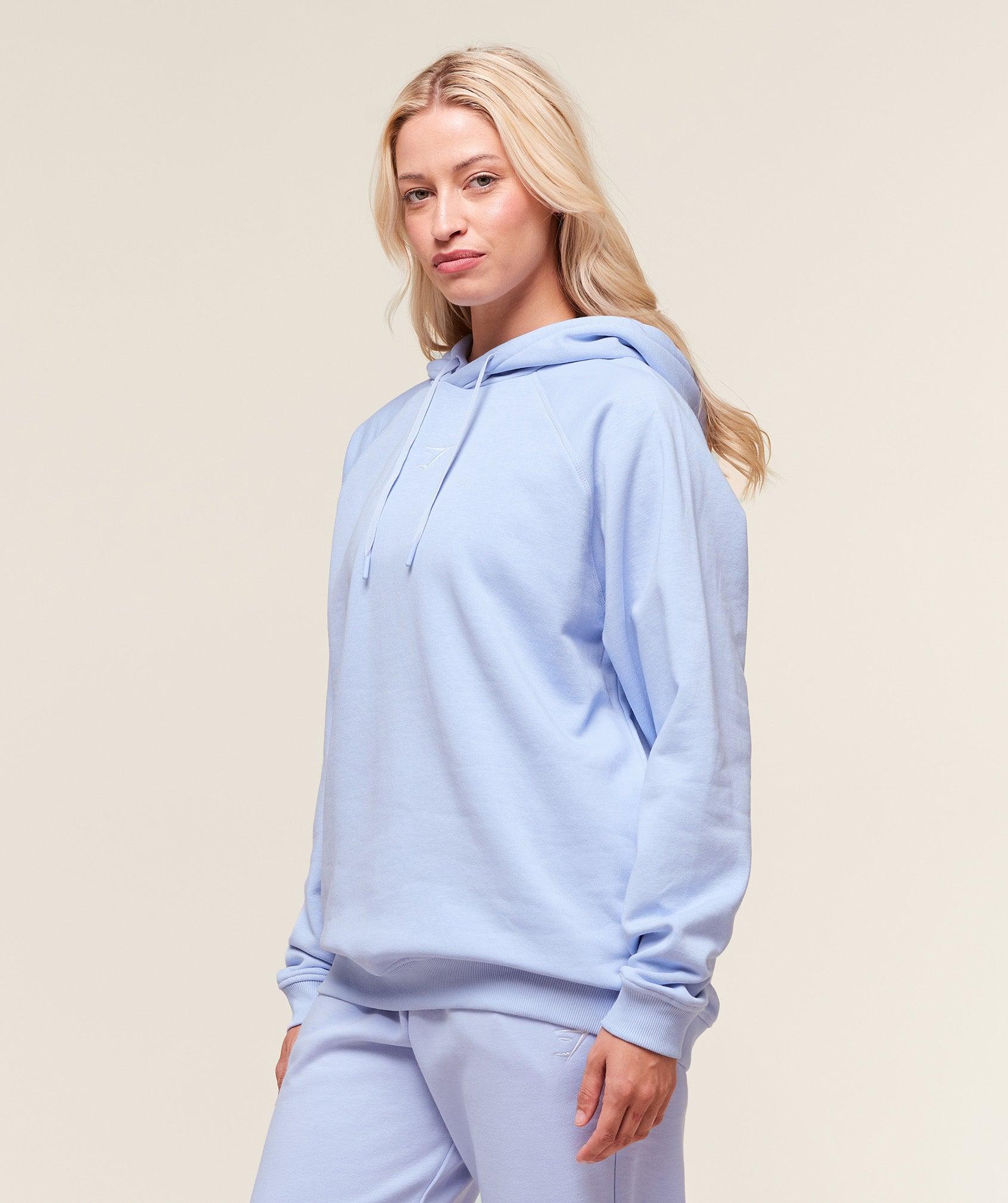 Gymshark Training Oversized Fleece Hoodie - Peri Blue Female Product Image