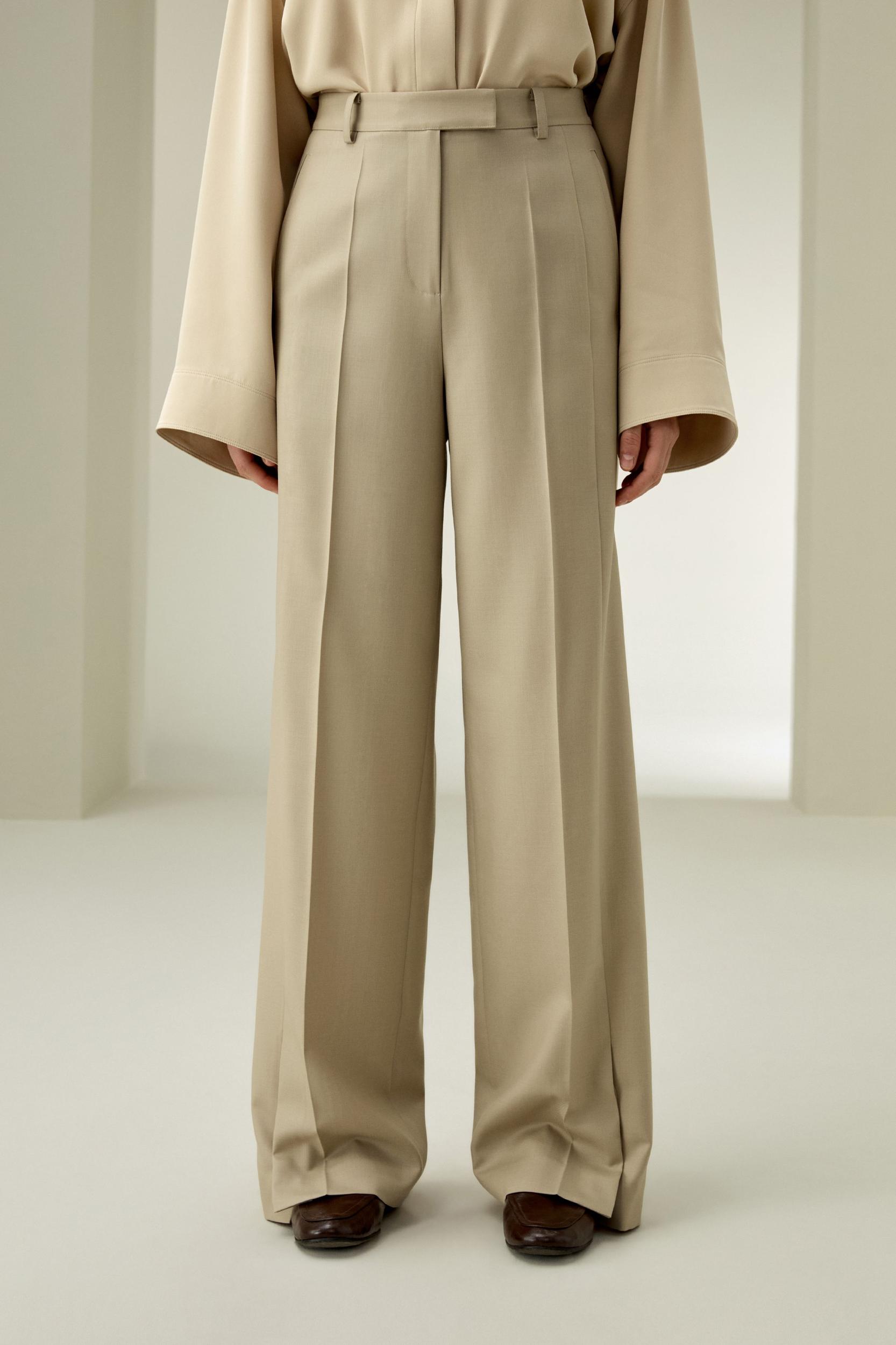 LILYSILK Women'S Wool Slacks - Black Wool Silk Blend - Ultimate Luxury Machine Washable Trousers 16 Product Image