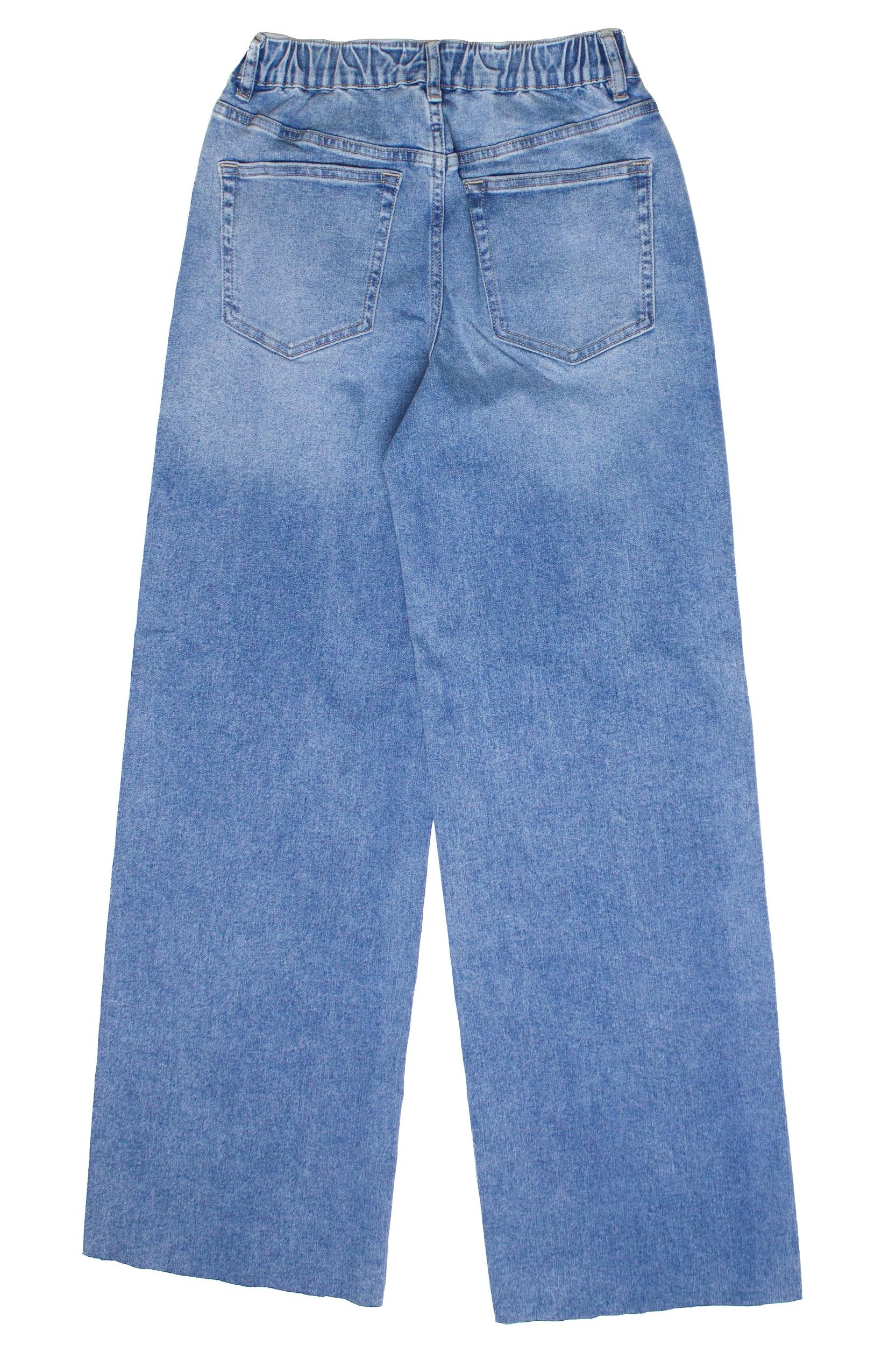 Raw Hem Pull On Jeans Product Image