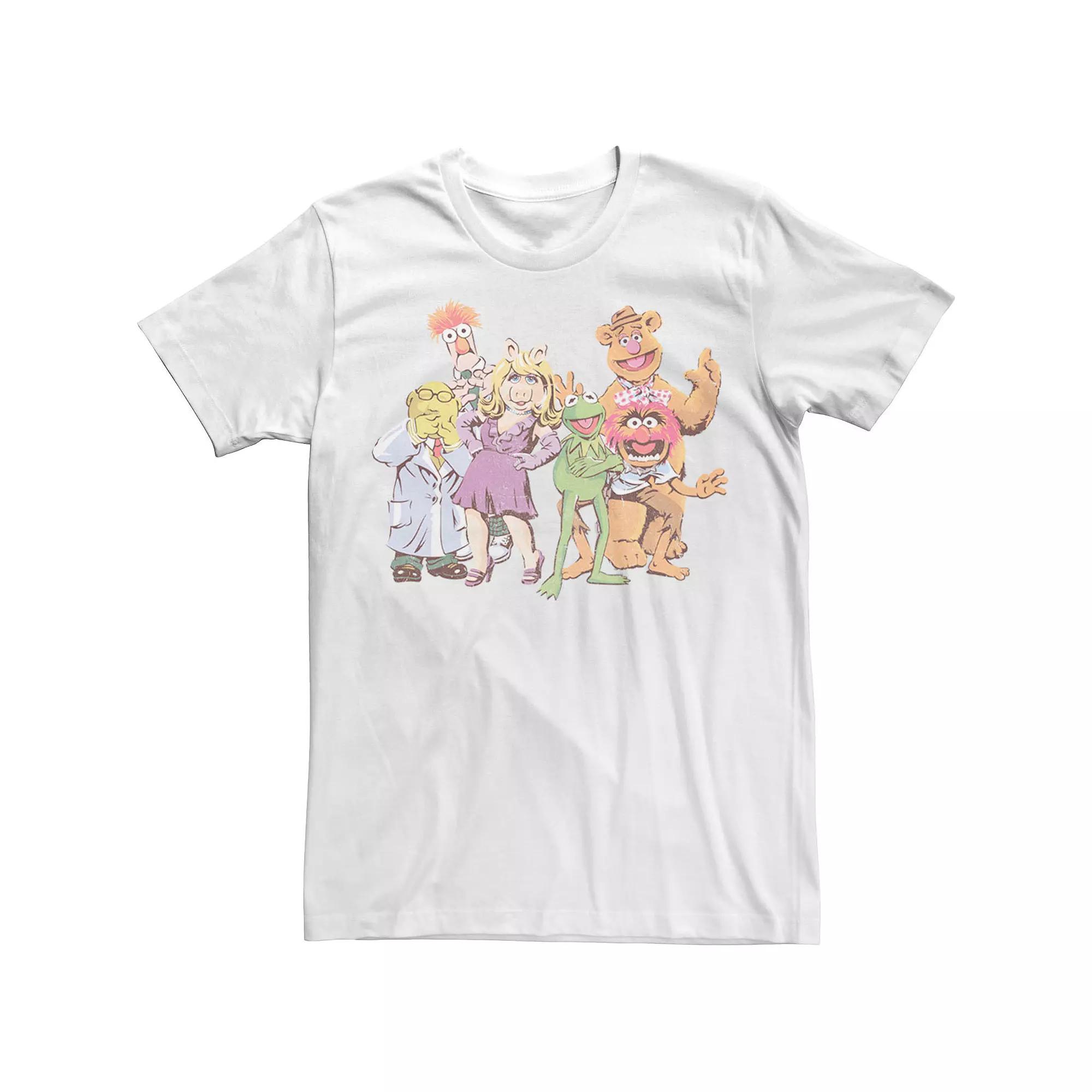 Disney's Muppets Group Shot Illustrated Men's Tee,  Product Image