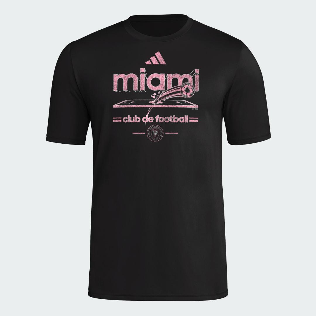 adidas Inter Miami CF Short Sleeve Tee True Pink L Mens Product Image