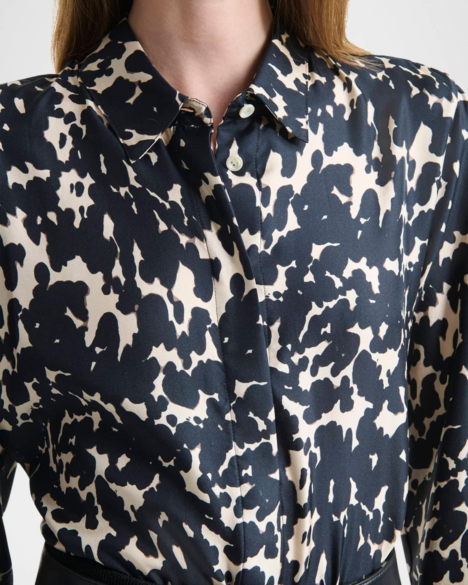 Chika Spotted Button-Down Top Product Image