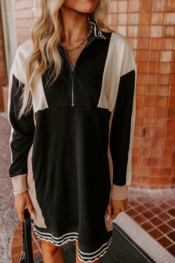 Casual Couture Color Block Mini Dress Product Image