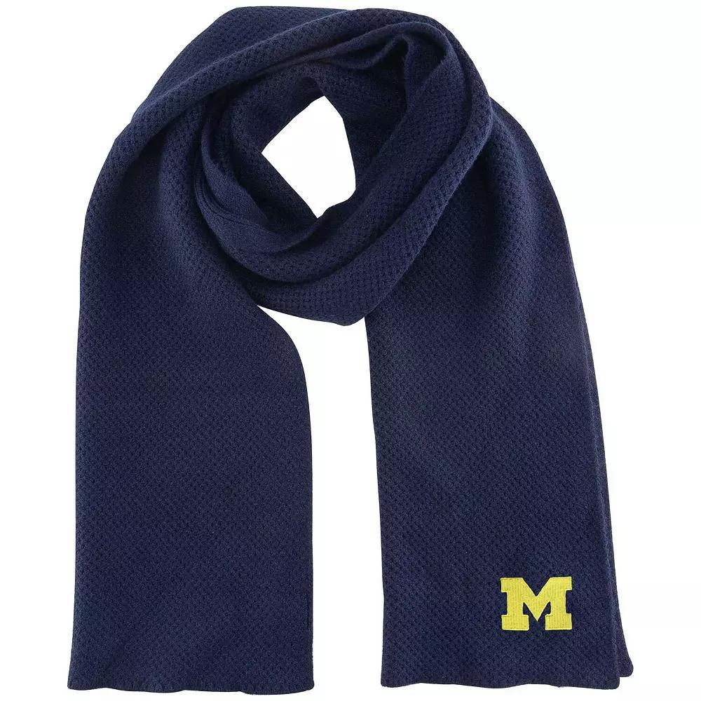 Women's ZooZatz Michigan Wolverines Fashion Knit Scarf, Blue Product Image