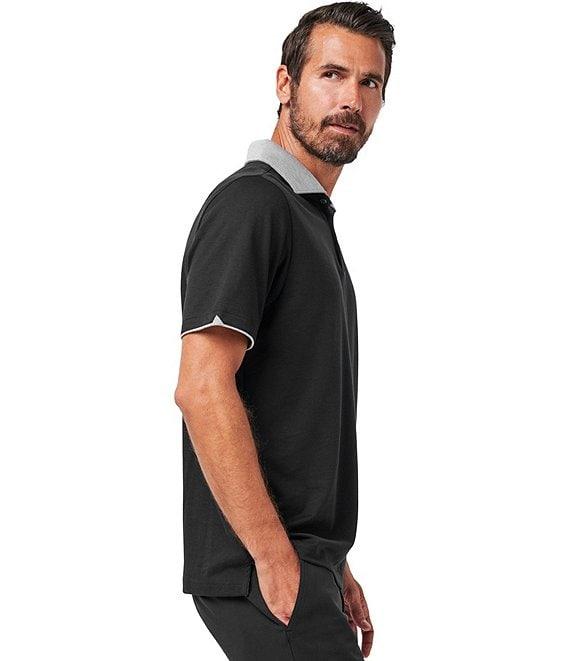 TravisMathew Reservation Number Short Sleeve Polo Shirt Product Image
