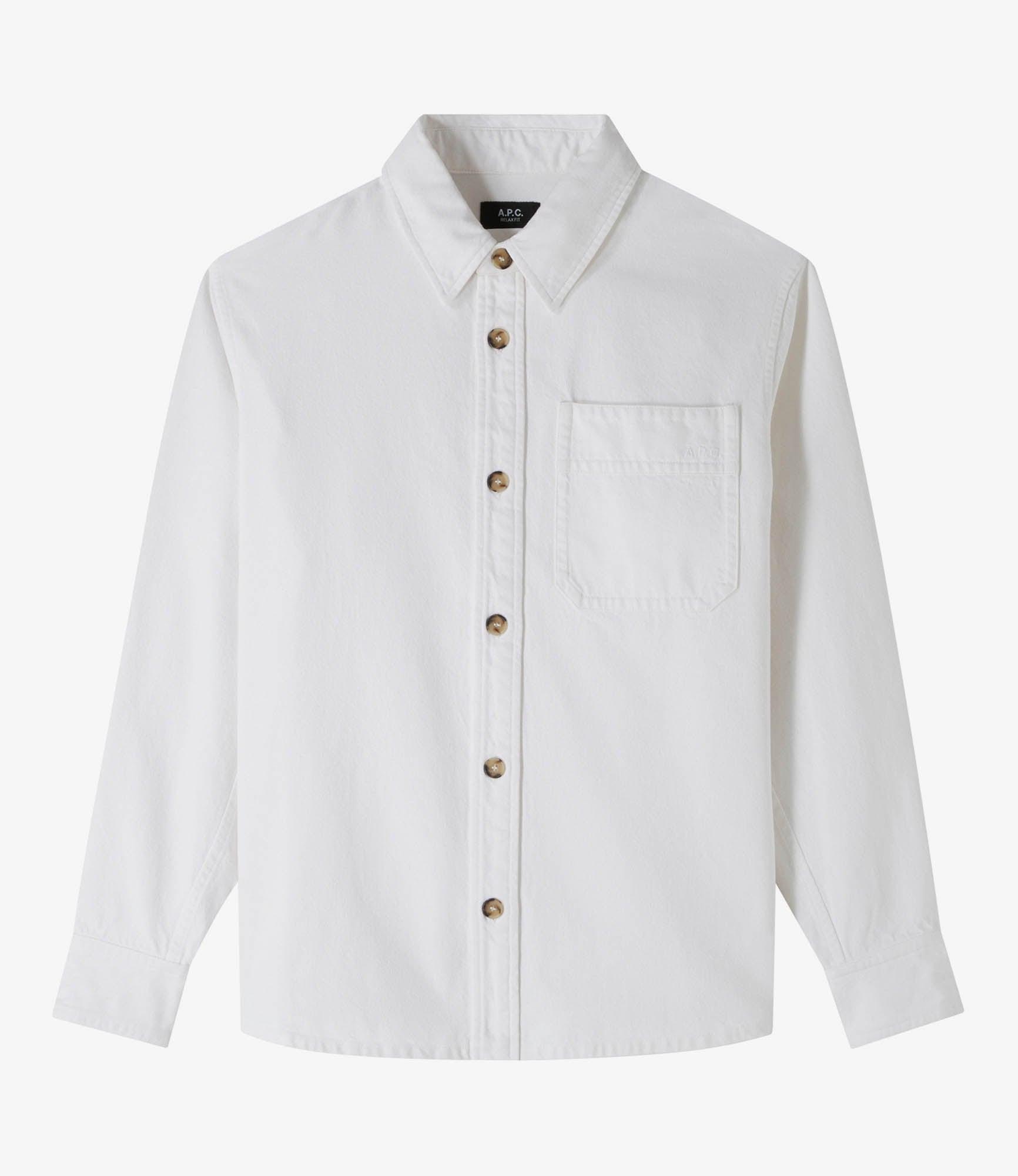 Basile Brodée Poitrine overshirt Male Product Image