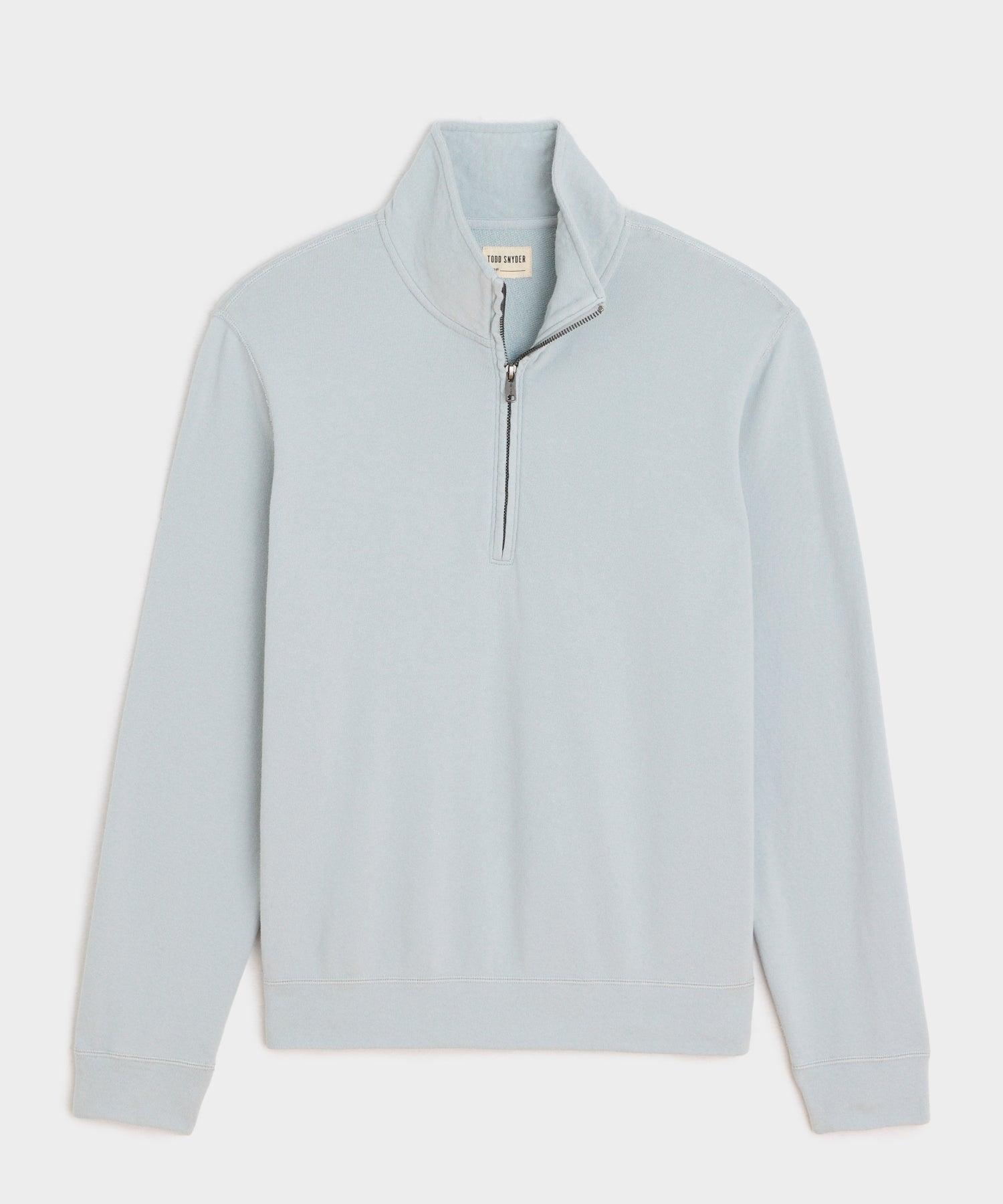 Lightweight Terry Cloth Quarter-Zip Product Image