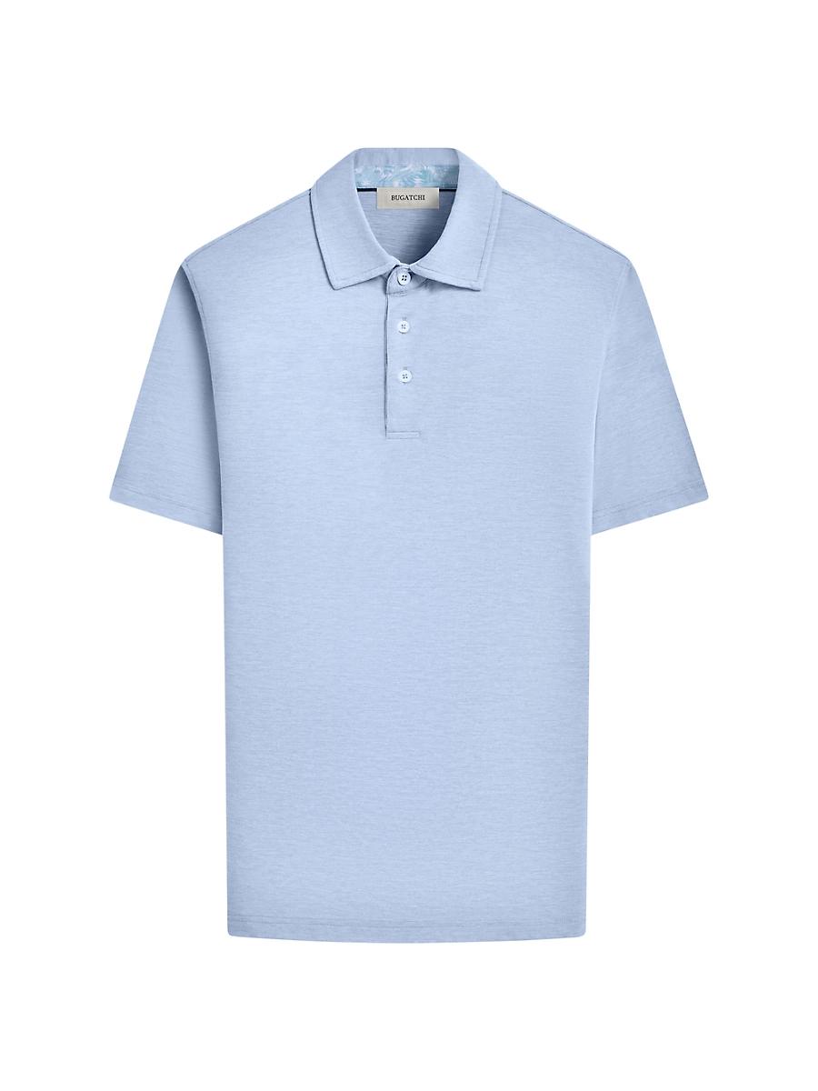 Mens Three-Button Polo Shirt Product Image