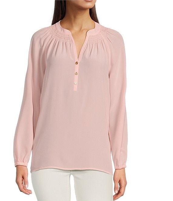 Lilly Pulitzer Elsa Silk V-Neck Bracelet Sleeve Top Product Image