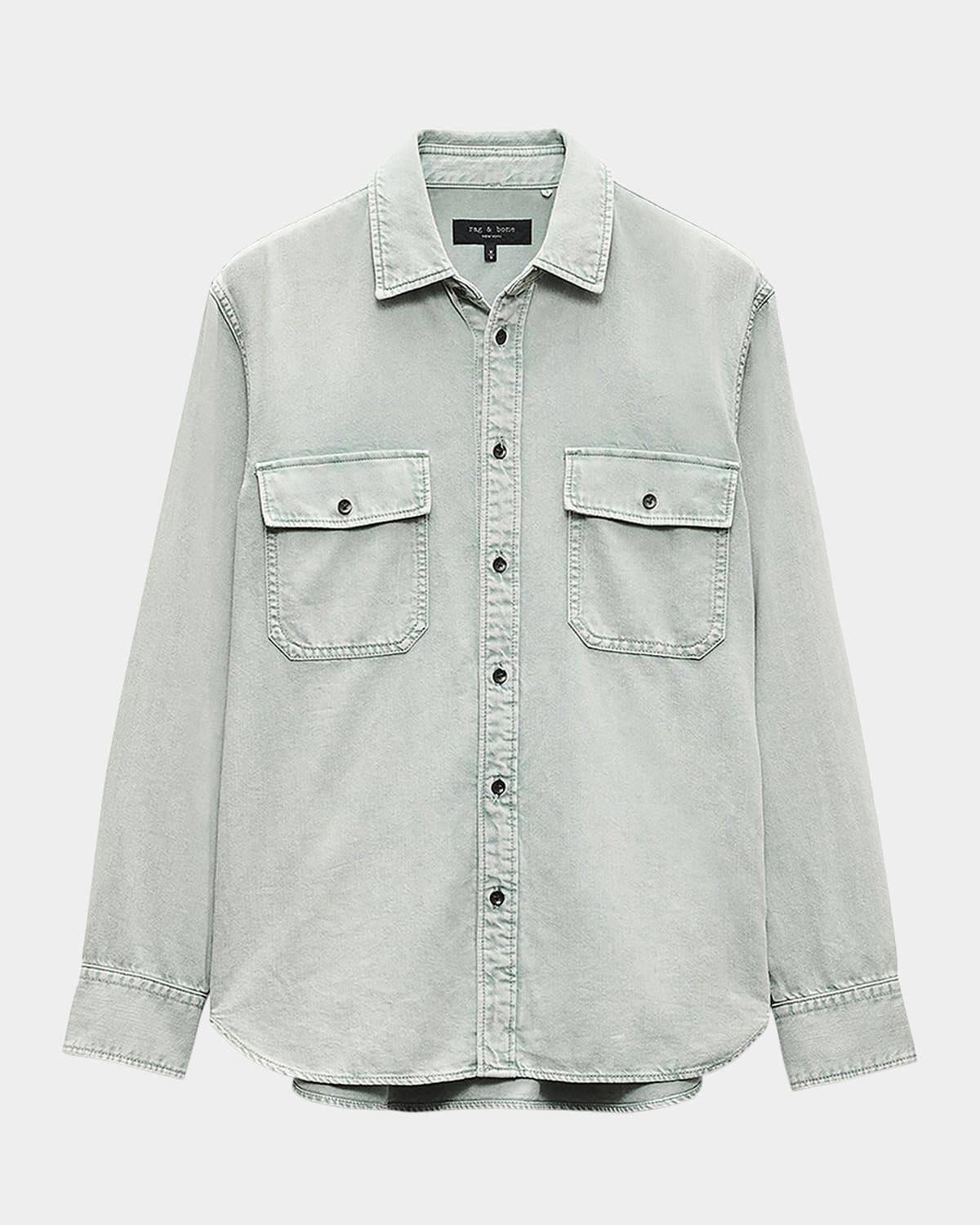 Men's Featherweight Denim Overshirt Product Image