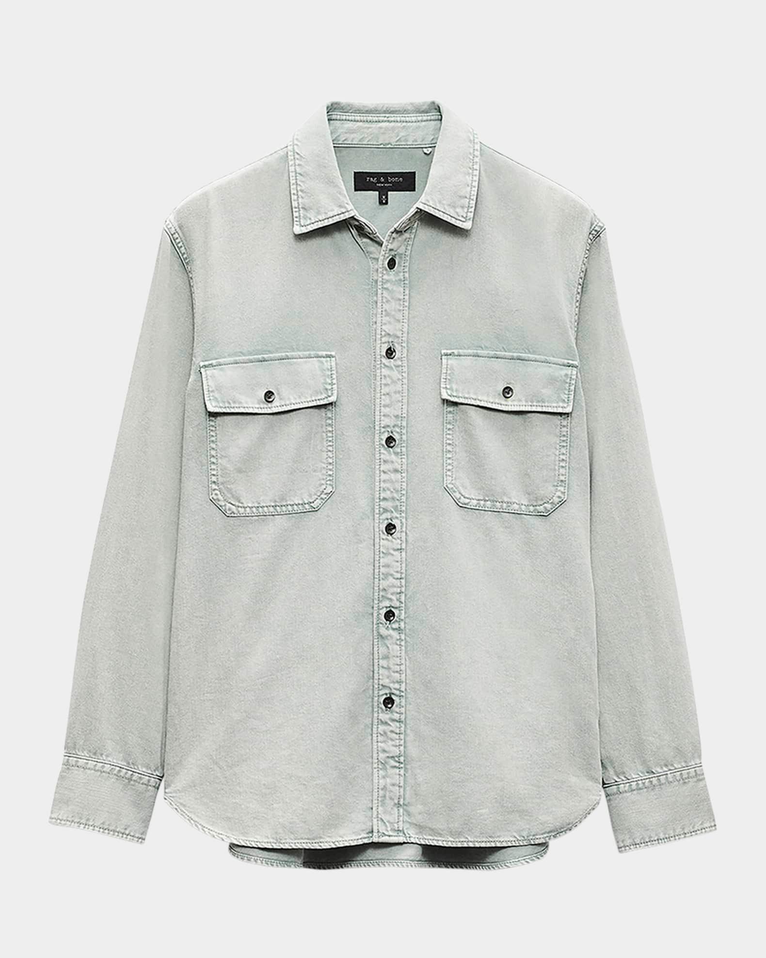 Men's Featherweight Denim Overshirt Product Image